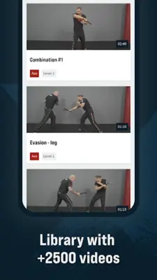 SAMI-X Martial Arts & Defense android App screenshot 1